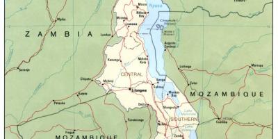 Malawian แผนที่